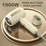 Professional Hair Dryer 1900W Low Noise Quick Dry Hot Cold Temperature Adjustable Hair Dryer Negative Ionic Hair Care Blow Dryer