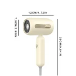 Professional Hair Dryer 1900W Low Noise Quick Dry Hot Cold Temperature Adjustable Hair Dryer Negative Ionic Hair Care Blow Dryer - Image 2