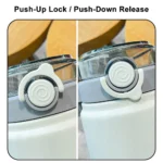 2L Large Capacity Thermos Bottle Stainless Steel Portable Vacuum Insulated Tumbler Keep Cold and Hot Thermo Cup With Back Strap - Image 3