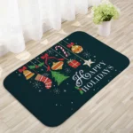 Christmas Door Mat Santa Claus Outdoor Carpet Merry Christmas Decorations For Home - Image 2