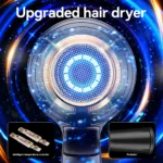 Hair Dryer 1800W Professional Powerful Hair Dryer High Power Negative Ions Quiet Cold And Hot Wind Adjustment Fast Drying - Image 3