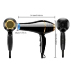 Hair Dryer 1800W Professional Powerful Hair Dryer High Power Negative Ions Quiet Cold And Hot Wind Adjustment Fast Drying - Image 6