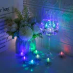 Set of 12 Waterproof LED Tea Lights Submersible Battery Operated LED Candle For Wedding Fountain Vases Tub Fish Tank Pond Lights - Image 21