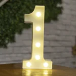 Alphabet Letter LED Lights Luminous Number Lamp Battery Warm Night Light for home - Image 19