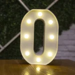 Alphabet Letter LED Lights Luminous Number Lamp Battery Warm Night Light for home - Image 16