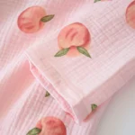 large size pajamas women cotton crepe cotton long sleeve  simple and comfortable - Image 31