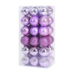 1box Christmas Balls Christmas Tree Ornaments Ball Xmas Hanging Tree Pendants Home - Image 12