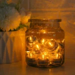 Set of 12 Waterproof LED Tea Lights Submersible Battery Operated LED Candle For Wedding Fountain Vases Tub Fish Tank Pond Lights - Image 10