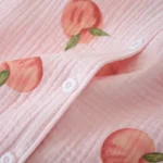 large size pajamas women cotton crepe cotton long sleeve  simple and comfortable - Image 30