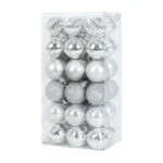 1box Christmas Balls Christmas Tree Ornaments Ball Xmas Hanging Tree Pendants Home - Image 8