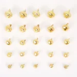50-300Pcs Gold Jingle Bells Iron Pendants Hanging Christmas Tree Ornaments DIY - Image 4