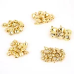 50-300Pcs Gold Jingle Bells Iron Pendants Hanging Christmas Tree Ornaments DIY - Image 3