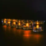 Set of 12 Waterproof LED Tea Lights Submersible Battery Operated LED Candle For Wedding Fountain Vases Tub Fish Tank Pond Lights - Image 11