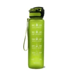 1L Tritan Material Water Bottle With Bounce Cover Time Scale Reminder Frosted Leakproof Cup For Outdoor Sports Fitness - Image 16