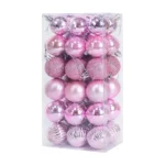 1box Christmas Balls Christmas Tree Ornaments Ball Xmas Hanging Tree Pendants Home - Image 13