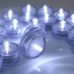 Set of 12 Waterproof LED Tea Lights Submersible Battery Operated LED Candle For Wedding Fountain Vases Tub Fish Tank Pond Lights - Image 23