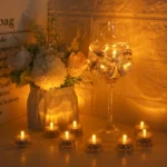 Set of 12 Waterproof LED Tea Lights Submersible Battery Operated LED Candle For Wedding Fountain Vases Tub Fish Tank Pond Lights - Image 13