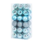 1box Christmas Balls Christmas Tree Ornaments Ball Xmas Hanging Tree Pendants Home - Image 16