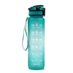 1L Tritan Material Water Bottle With Bounce Cover Time Scale Reminder Frosted Leakproof Cup For Outdoor Sports Fitness - Image 14