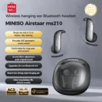 [Glasses-friendly]MINISO MS210 Bluetooth V6.0 Earphones Wireless Headphones AI Translator Earbuds Ultra-light Earphones - Image 2