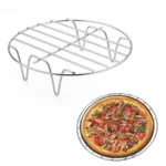 Air Fryer Rack Stainless Steel Cookware Steamer Rack Cooking Baking Pot Stand Airfryer Grill Food Kitchen Steaming Racks Grid