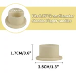 6/12Pc 6.6inch LED Flameless Taper Candles with Remote Flickering CandleSticks Plastic Window Candles - Image 9