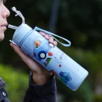 700ml Capybara Cute Water Cup with Straw & Handle Kawaii Travel Water Bottle Large Capacity Drinking Bottle for Fitness Sports - Image 11