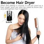 Professional Styling Tool Hair Straightener & Hair Dryer Heat-Up Hair Flat Iron Negative Ion Iron Household Hair Dryer airstrait - Image 4