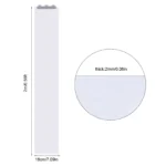 7pcs 2m PVC Strip Curtains Laminate Curtain Door PVC Strip Clear Curtain Strip for Industry Horse Stable Cowshed - Image 5