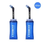 UTOBEST 250ML/500ML 2Pcs Foldable Outdoor Sports TPU Soft Water Bottles, Ultra-Lightweight, Portable, and Suitable for Camping - Image 9