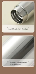 120/150/180ml mini 316 Stainless Steel Portable Thermos Cup Vacuum Thermal Insulation Pocket Cup Small Water Bottle for Espresso - Image 18