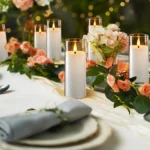 5-120PCS Wedding party Led Candles with Battery Operated Candles Flameless Fake Candles Romantic Ambiance Home Decor Acrylic Cup - Image 11