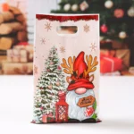 10/25/50pcs Christmas Cute Gift Bags Christmas Party Decoration 2025 Xmas Santa Claus Handbags - Image 3