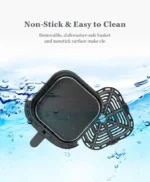 7L Electric Air Fryer Smart Multi-function Hot Convection Oven LED Touch Control 1400W Visible Window Deep Fryer without Oil - Image 20