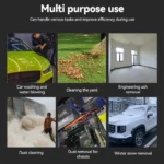 High Power Portable Car Hair Dryer Air Blower Tur-bo Jet Fan Electric Powerful Cleaning Tools US Plug - Image 2