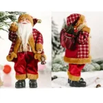 1~4PCS 2025 Christmas Decoration for Home Santa Claus Plush Doll 30cm Navidad Party Decor Xmas Ornaments New Year Gift - Image 5
