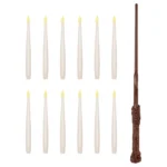 10-24PCS  Floating LED Flameless Taper Candles Candle Light Battery Powered Warm Light andle Lamp for Christmas - Image 9