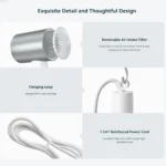 Xiaomi Water Ionic Hair Dryer H500 1800W Wind 20m/s 8 Airflow Modes Hot and Cold Circulating Air Mode Quick Dry Profession Care - Image 15