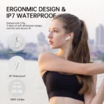 Wireless Earbuds, Bluetooth 5.3 Headphones in Ear with 4 ENC Mics, 40H Playtime LED Display Wireless Earphones. - Image 6