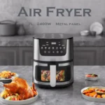 7L Electric Air Fryer Smart Multi-function Hot Convection Oven LED Touch Control 1400W Visible Window Deep Fryer without Oil - Image 3