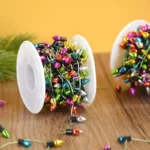 5M/roll Colorful Bulbs String Garland Christmas Home Decorations Xmas Tree Ornaments