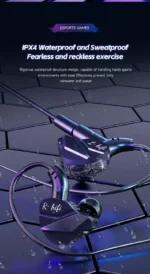 Gaming Earbud Gamer Headphone With Dual Microphones Typec&3.5mm In-ear Earphones HiFi Stereo Headsets Sport with Mic for Samsung - Image 23