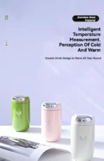 Stainless Steel 316 Vacuum Insulated Tumbler Cup with One Push Open Lid Leak Proof Thermal Flask for Hot And Cold Drinks - Image 10