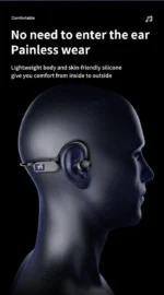Bone Conduction Wireless Earphone Sport Swimming Bluetooth Compatible Headphone Hand Free With Mic For Sports Earbuds - Image 12