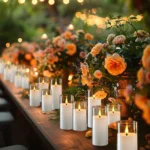 5-120PCS Wedding party Led Candles with Battery Operated Candles Flameless Fake Candles Romantic Ambiance Home Decor Acrylic Cup - Image 4