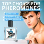 Cupid Cologne Men's Perfume Lasting Charm Temptation Body Spray 50ml Ambergris Portable Perfume - Image 2