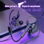 Gaming Earbud Gamer Headphone With Dual Microphones Typec&3.5mm In-ear Earphones HiFi Stereo Headsets Sport with Mic for Samsung - Image 4