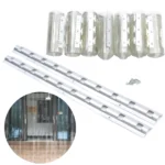 1 x 2 m 7PCS Transparent Door Curtains Strip PVC Curtains - Image 3