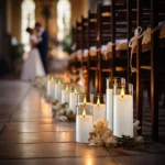 5-120PCS Wedding party Led Candles with Battery Operated Candles Flameless Fake Candles Romantic Ambiance Home Decor Acrylic Cup - Image 5