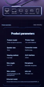 Gaming Earbud Gamer Headphone With Dual Microphones Typec&3.5mm In-ear Earphones HiFi Stereo Headsets Sport with Mic for Samsung - Image 25